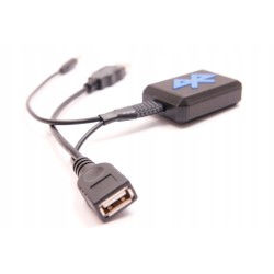 Adapter Bluetooth AUX USB z przelotem USB | BTModules